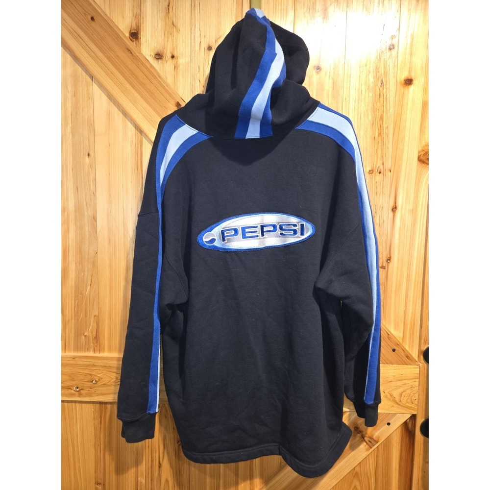Vintage Pepsi Generation Next Pull Over Hoodie Sweatshirt Sz L/XL 90's Y2k